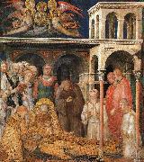 Simone Martini The Death of St. Martin painting